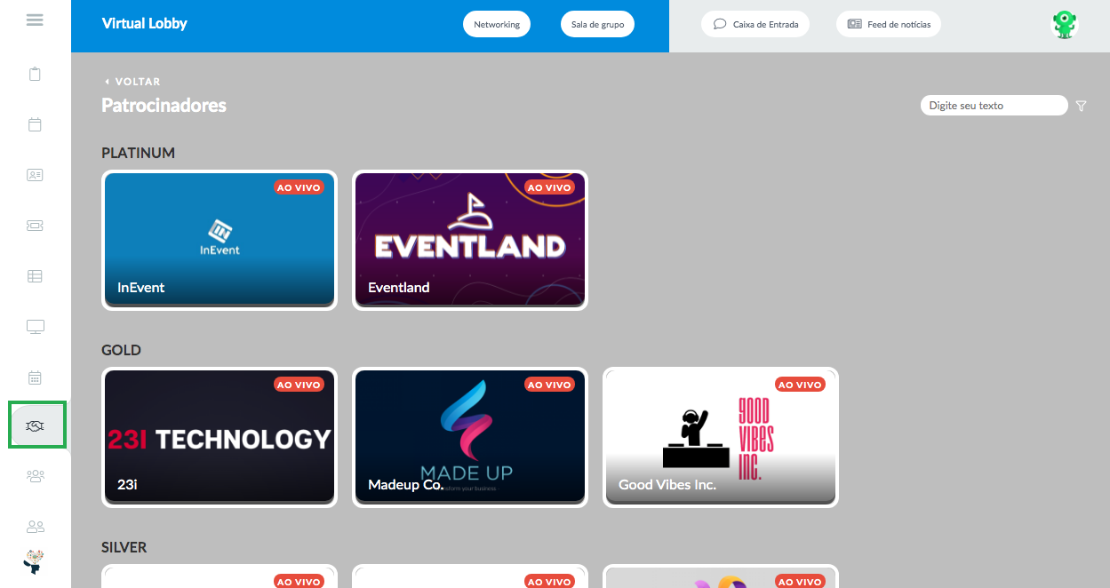 How to access the sponsors tab