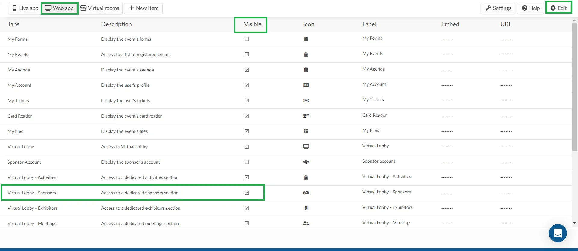 Screenshot showing a spreadsheet import interface