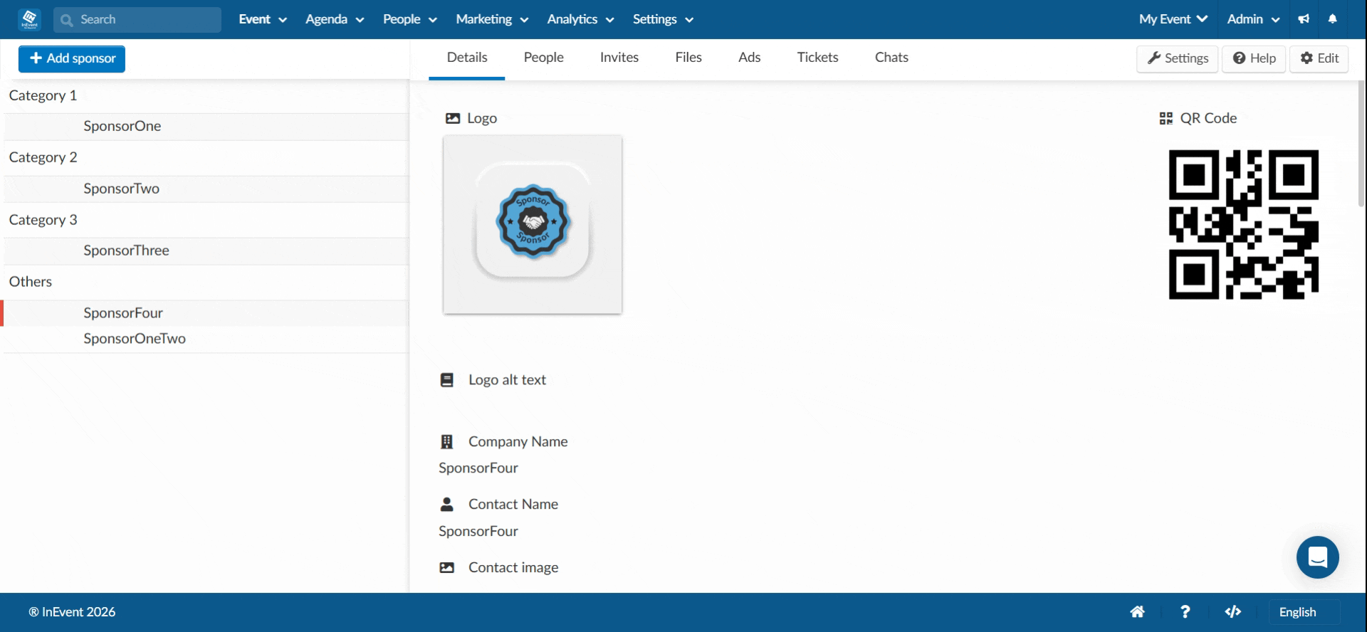 Add categories