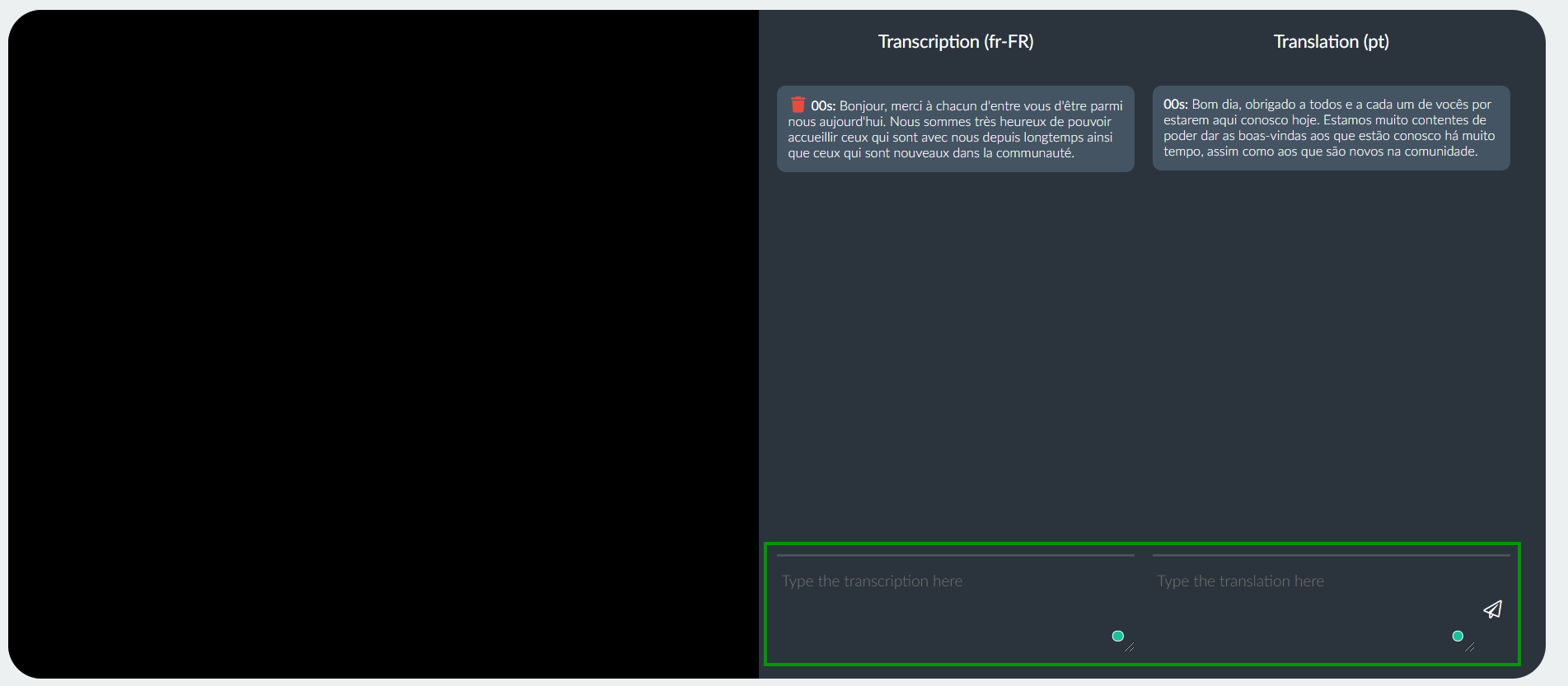 Transcription et traduction en direct dans le Virtual Lobby - InEvent FAQ Transcription et traduction en direct dans le Virtual Lobby - InEvent FAQ