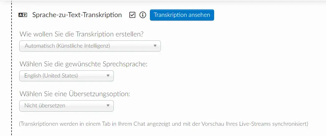 Automatische Transkription