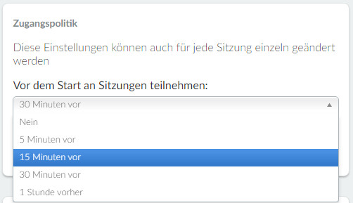 Access policy options