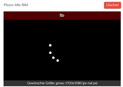 How to upload a player idle image