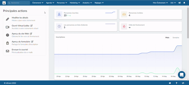 configurer le design et les réglages du virtual lobby