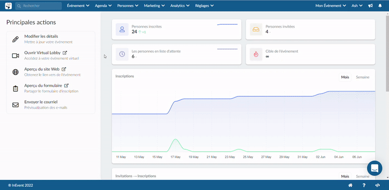 configurer le design et les réglages du virtual lobby