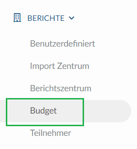 Steps Report > Budget