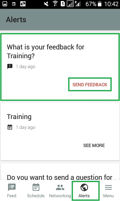 screenshot send feedback app