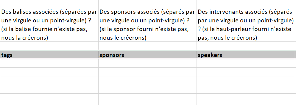 Tableur importable - exemple