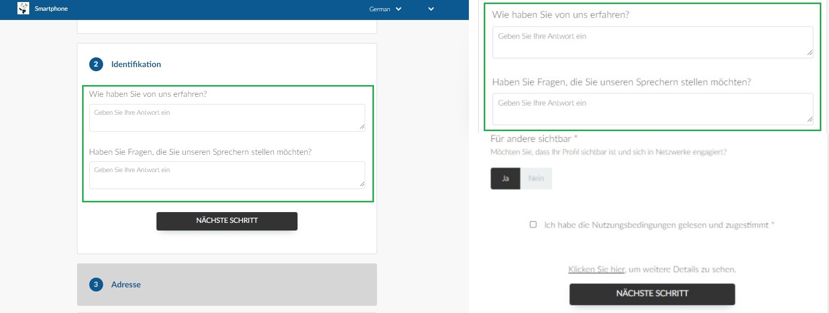 global fields questions showing up on the form