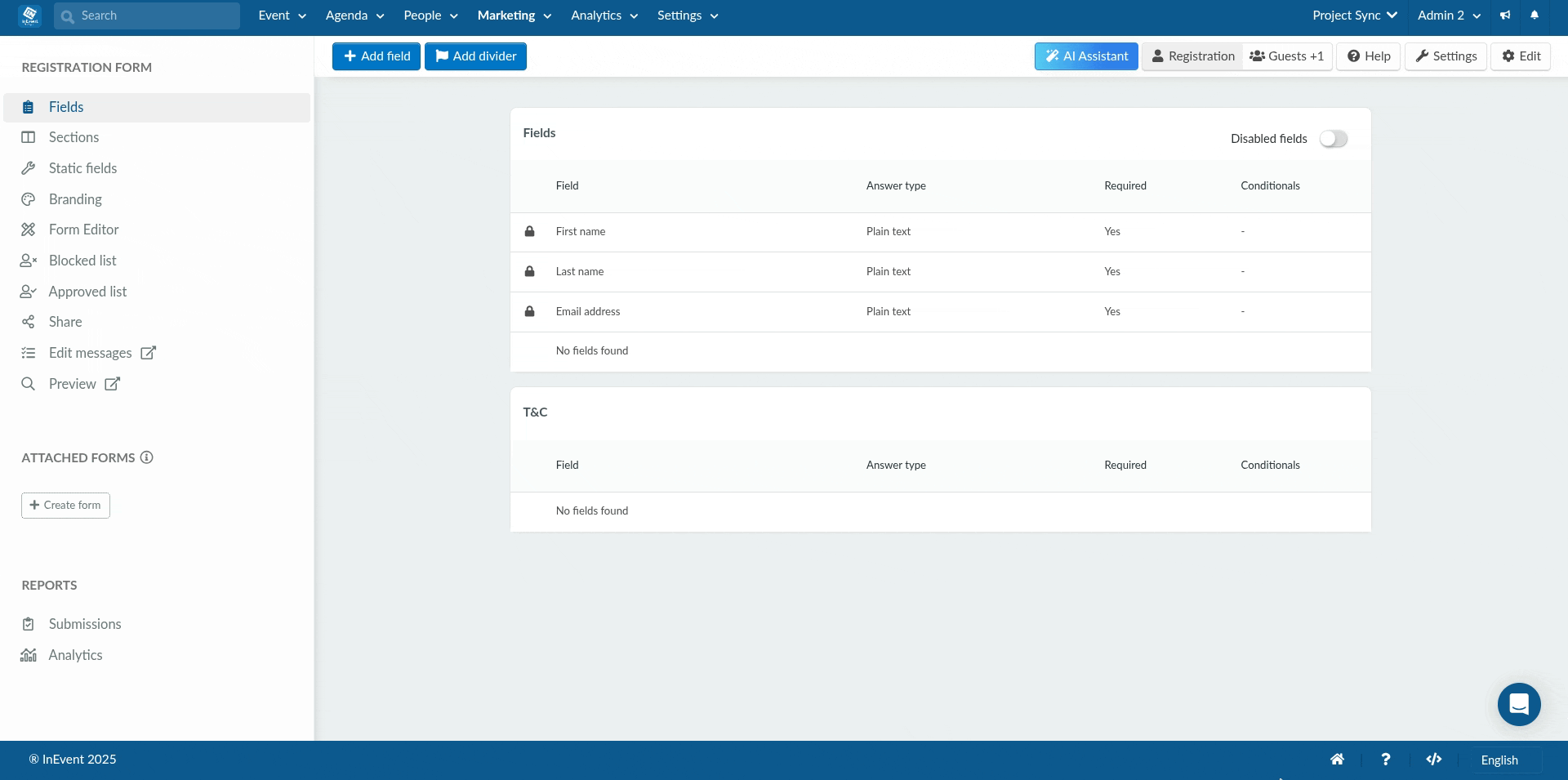 GIF showing the Edit messages -> Headers navigation