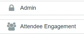 Admin and Attendee Engagement