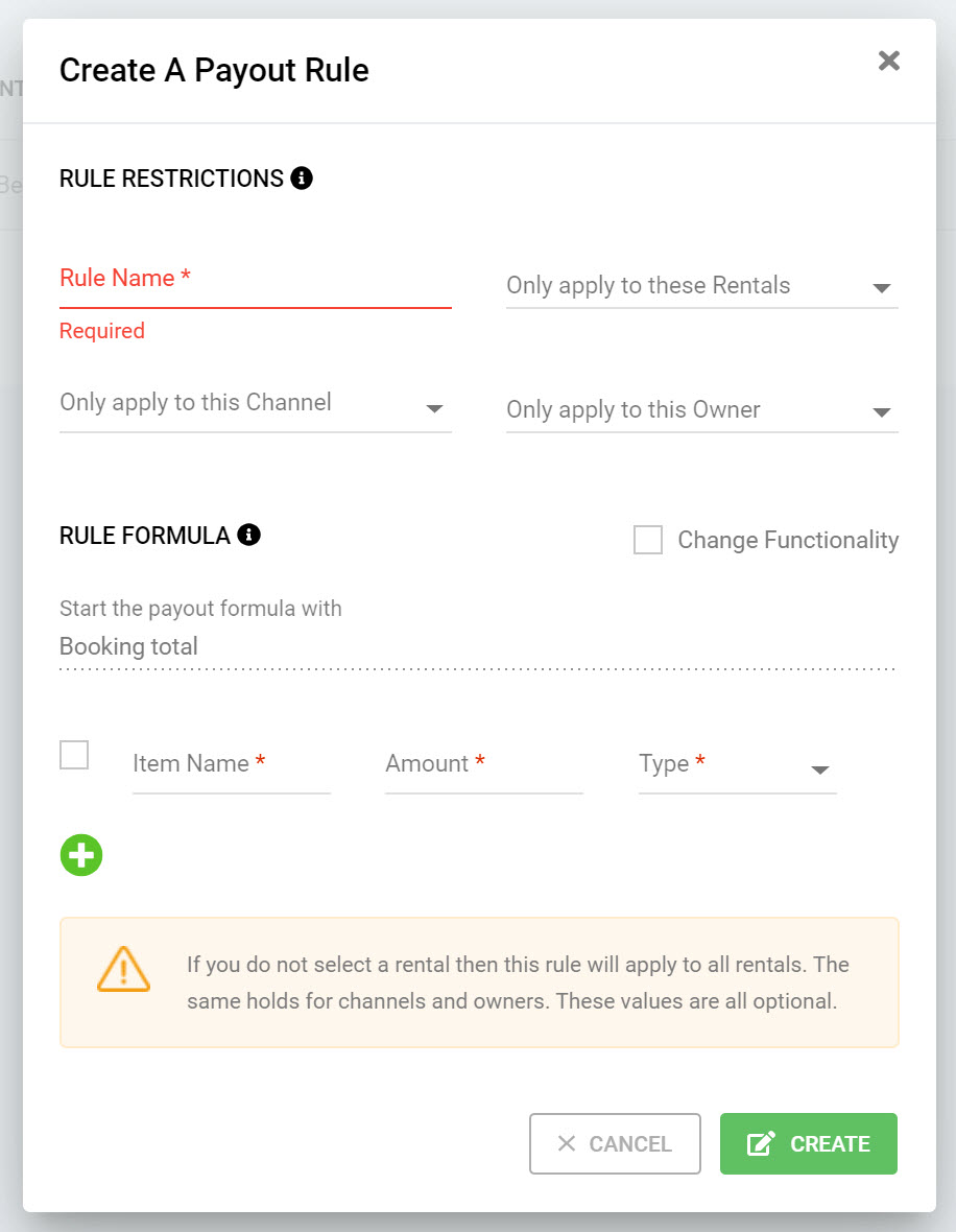 tab payout rules