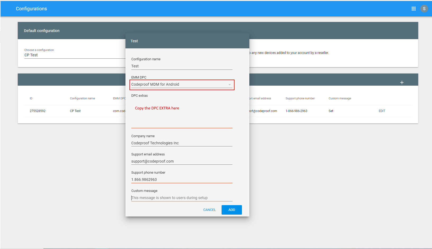 Codeproof Android MDM Zero Touch Enrollment 