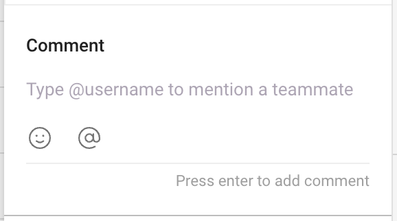 adding a comment to a contact