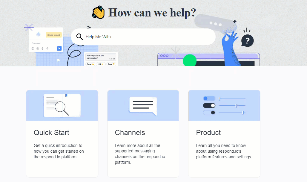 Browse the Help Center