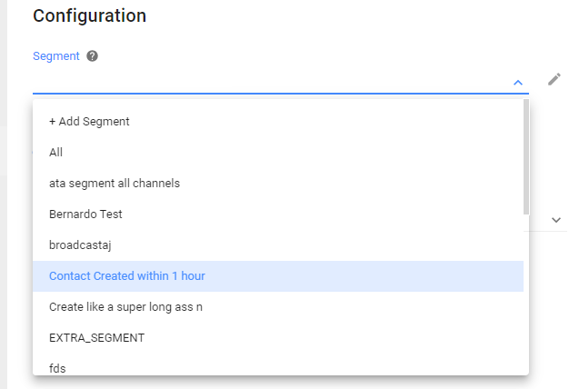 Select Segment