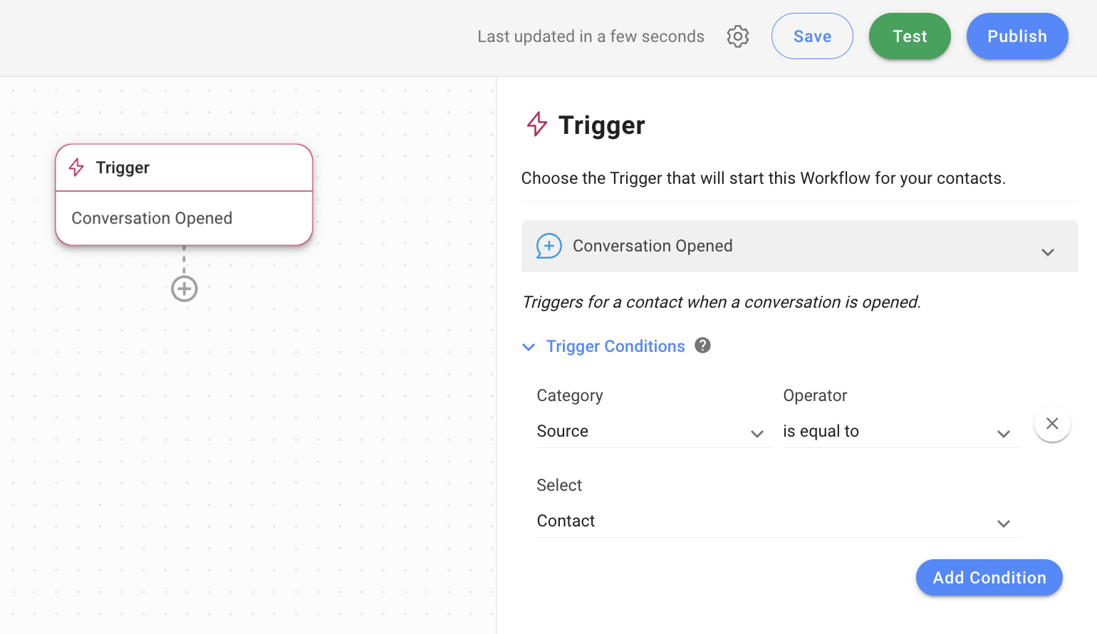 Workflow trigger