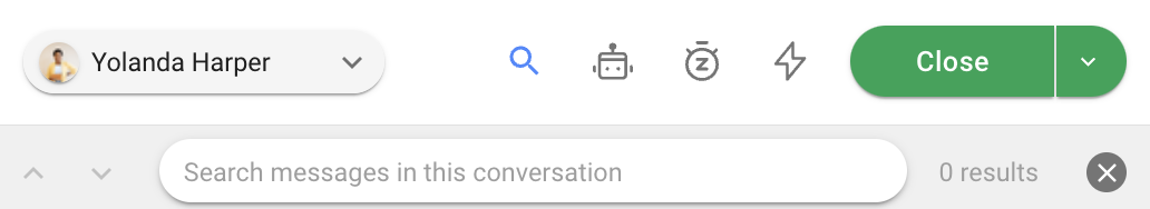 Searching in a conversation