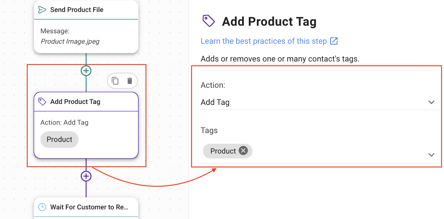 Adding product tags