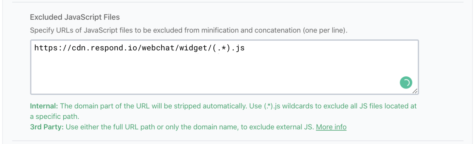 WP-Rocket Javascript Excluded Files