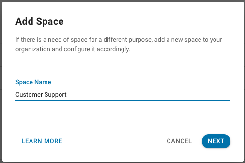 Adding a Workspace on respond.io