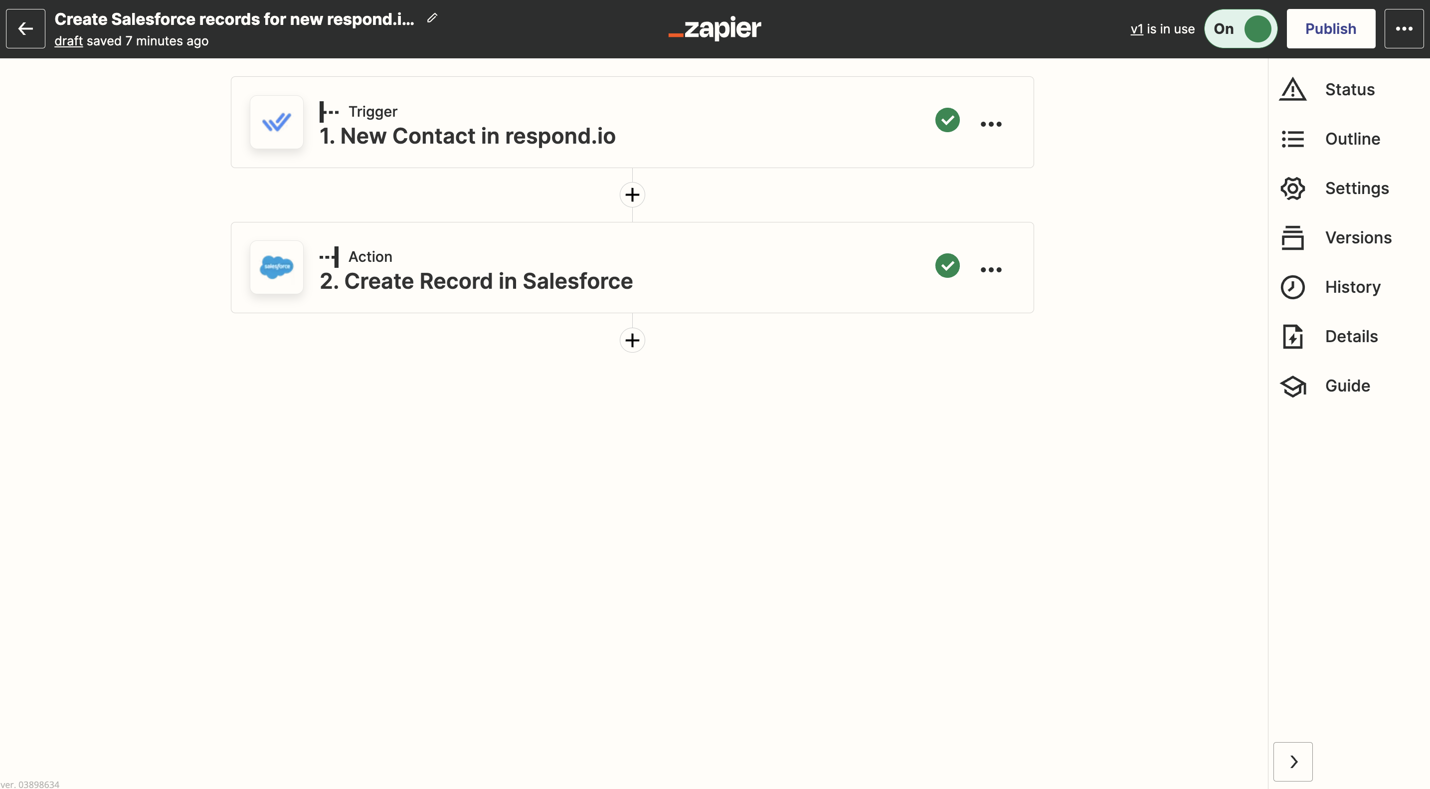 Salesforce new contacts for respond contacts template