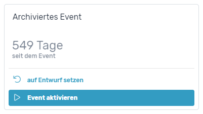 Event Status - Archiviert