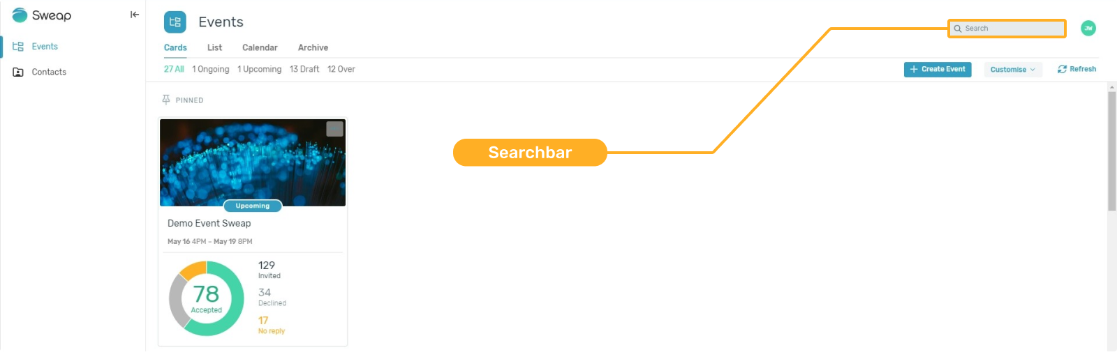 search bar