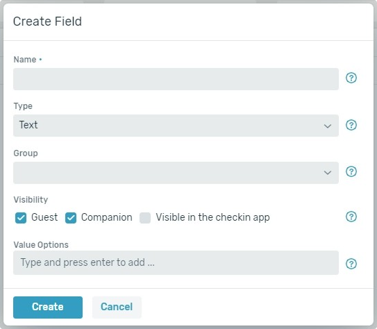 Create guest field