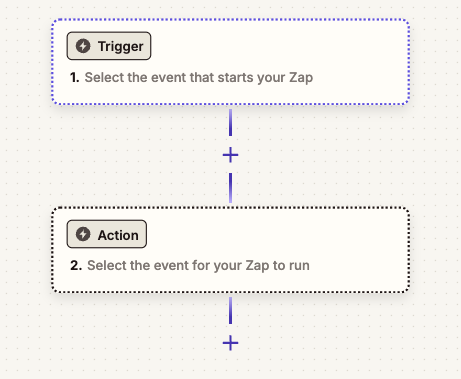 Screenshot that shows how to add Landbot as a trigger on Zapier