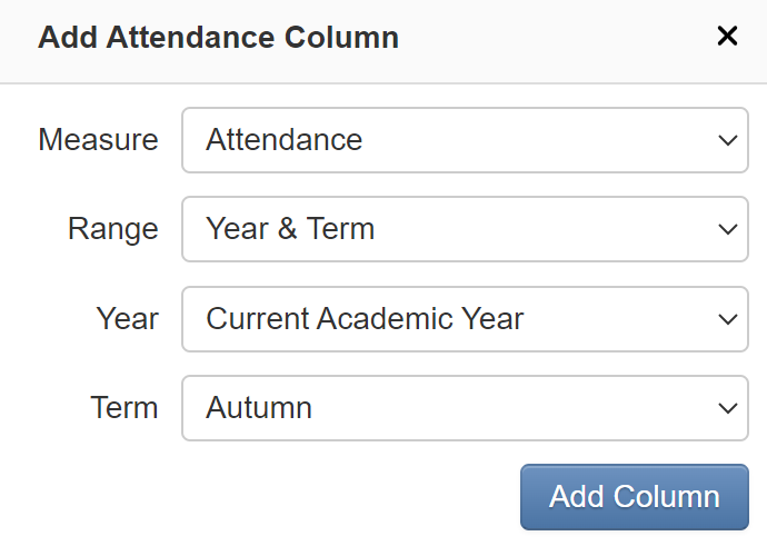 Attendance options