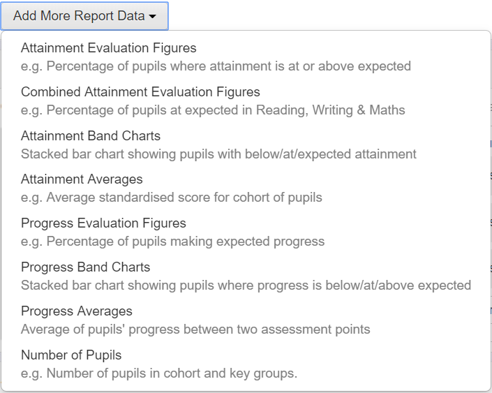 Add more Headline Report data