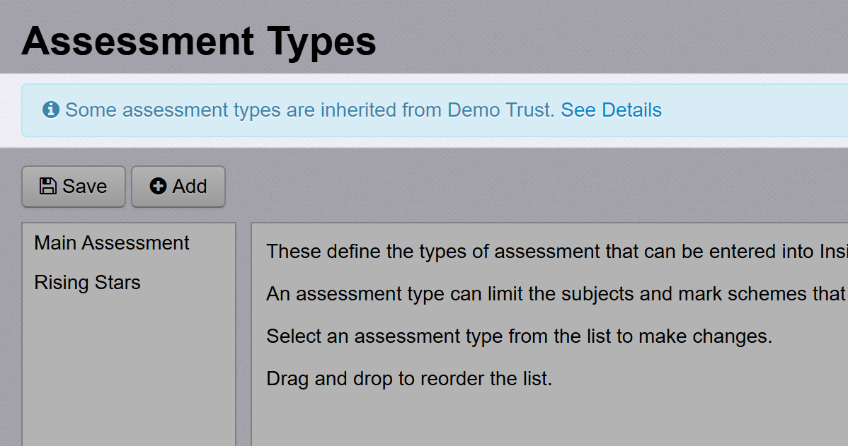 Managing your Assessment Types - Insight Help Guides