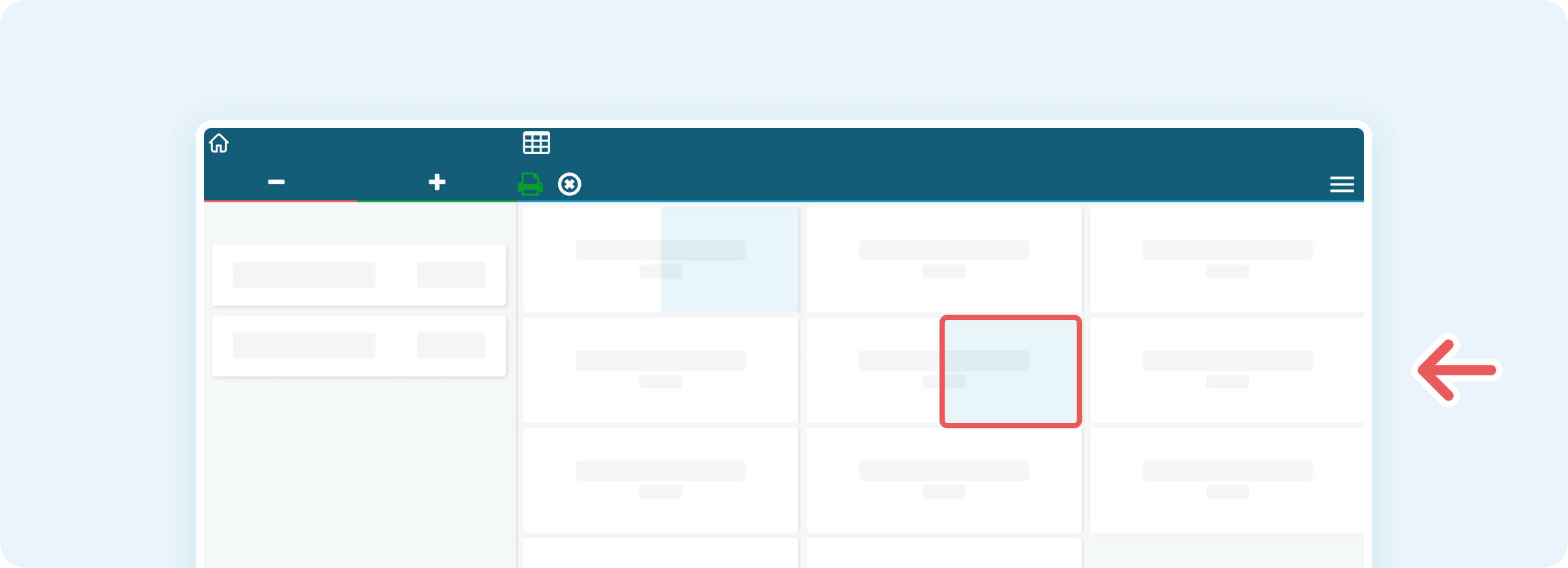 Variante in der Kasse auswählen