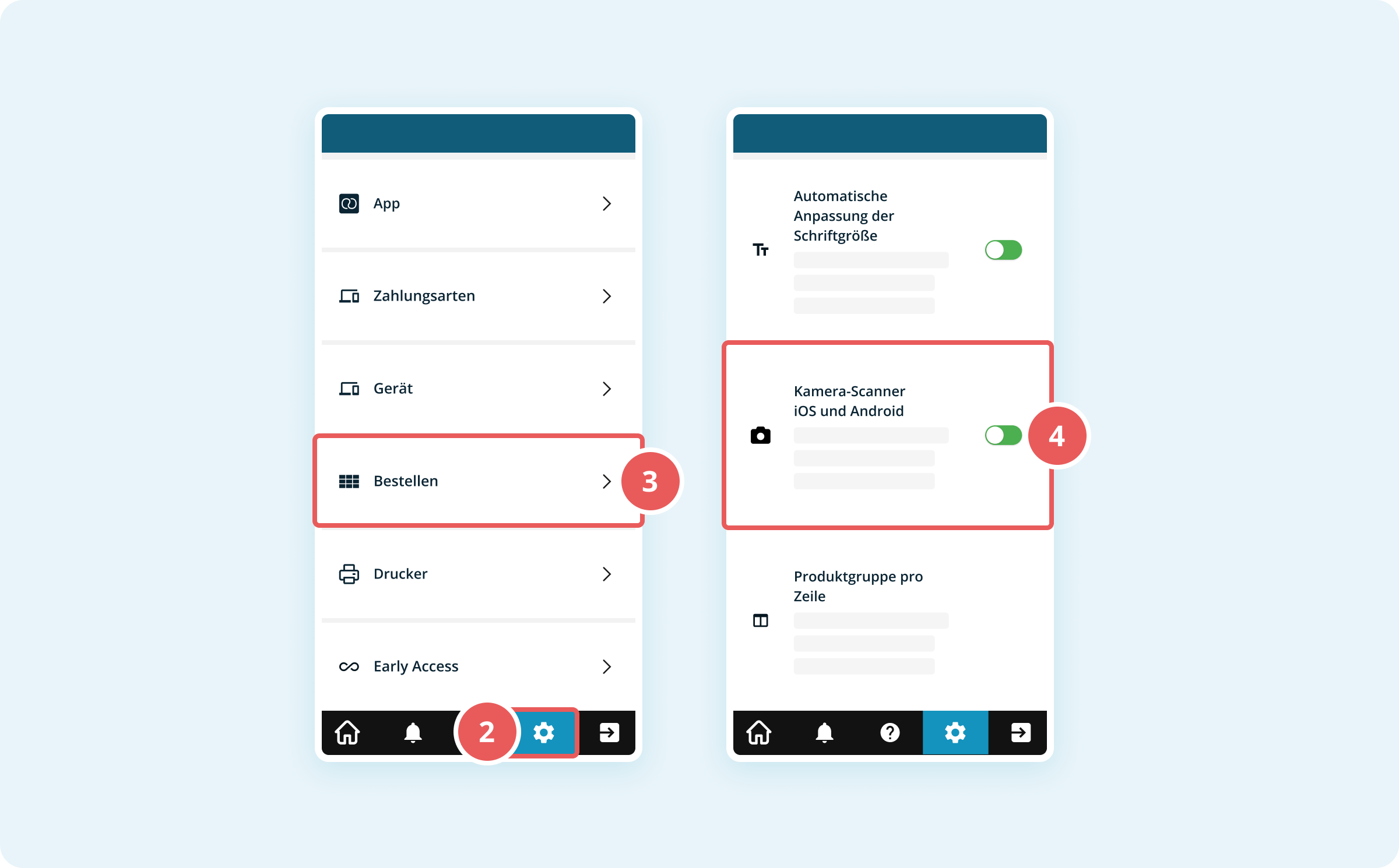 Kamera-Scanner auf iOS und Android aktivieren
