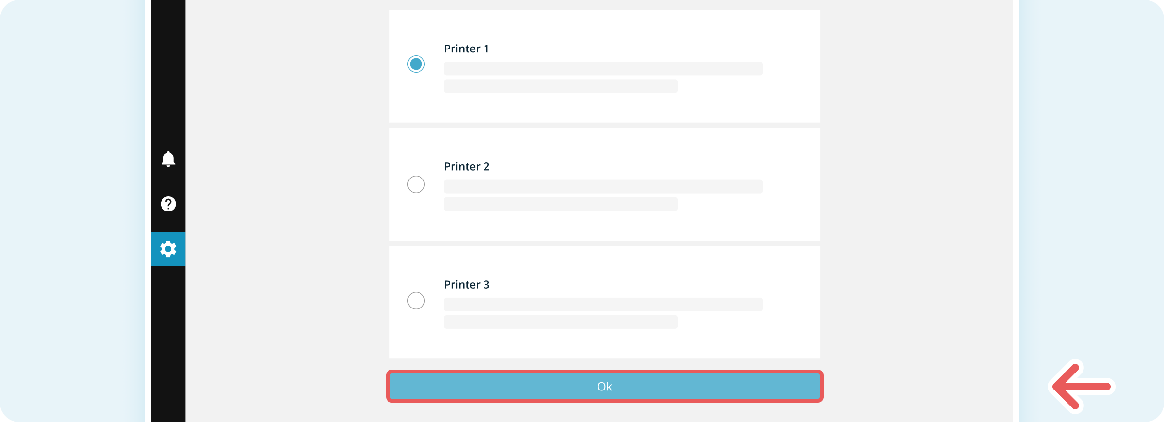 Druckerprofil speichern