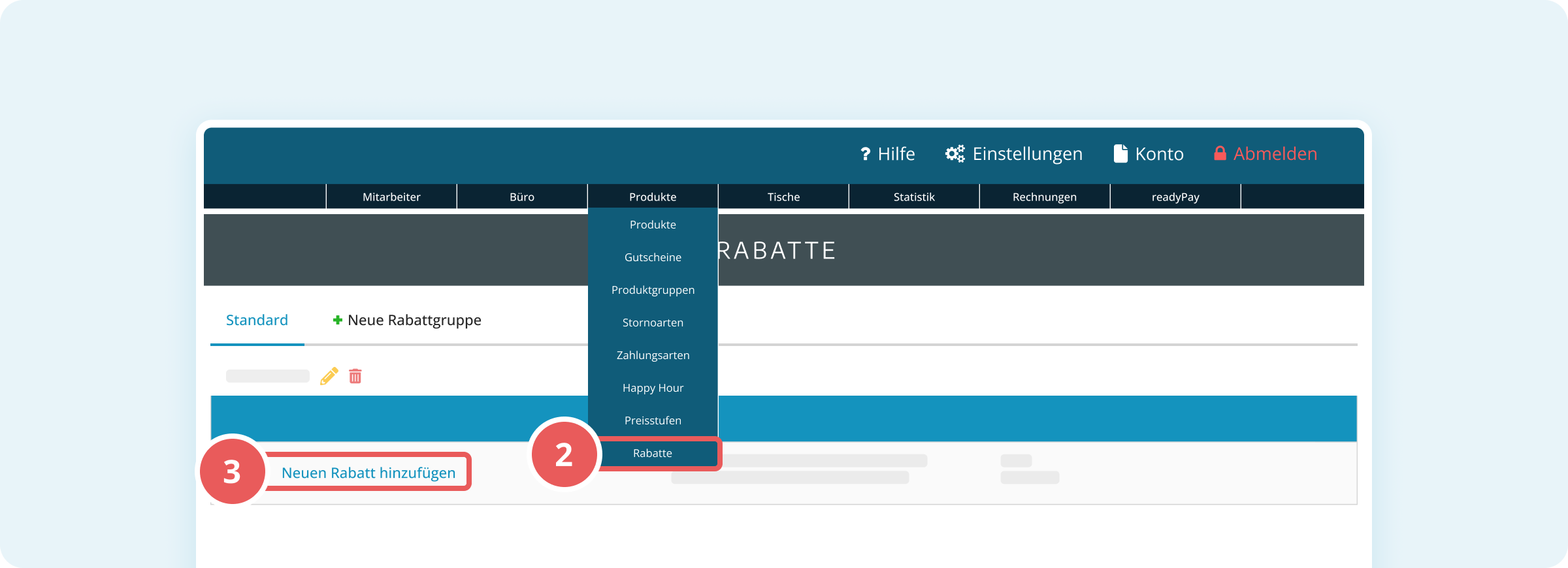 Neuen Rabatt hinzufügen in der Verwaltungsoberfläche