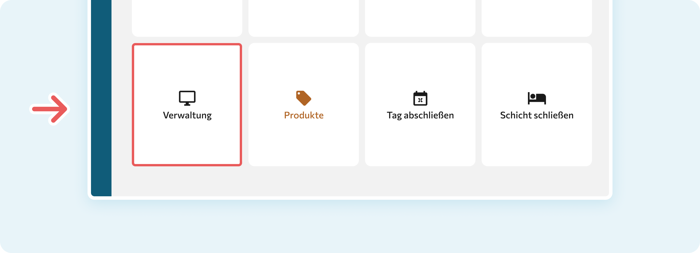 Verwaltungsoberfläche aufrufen