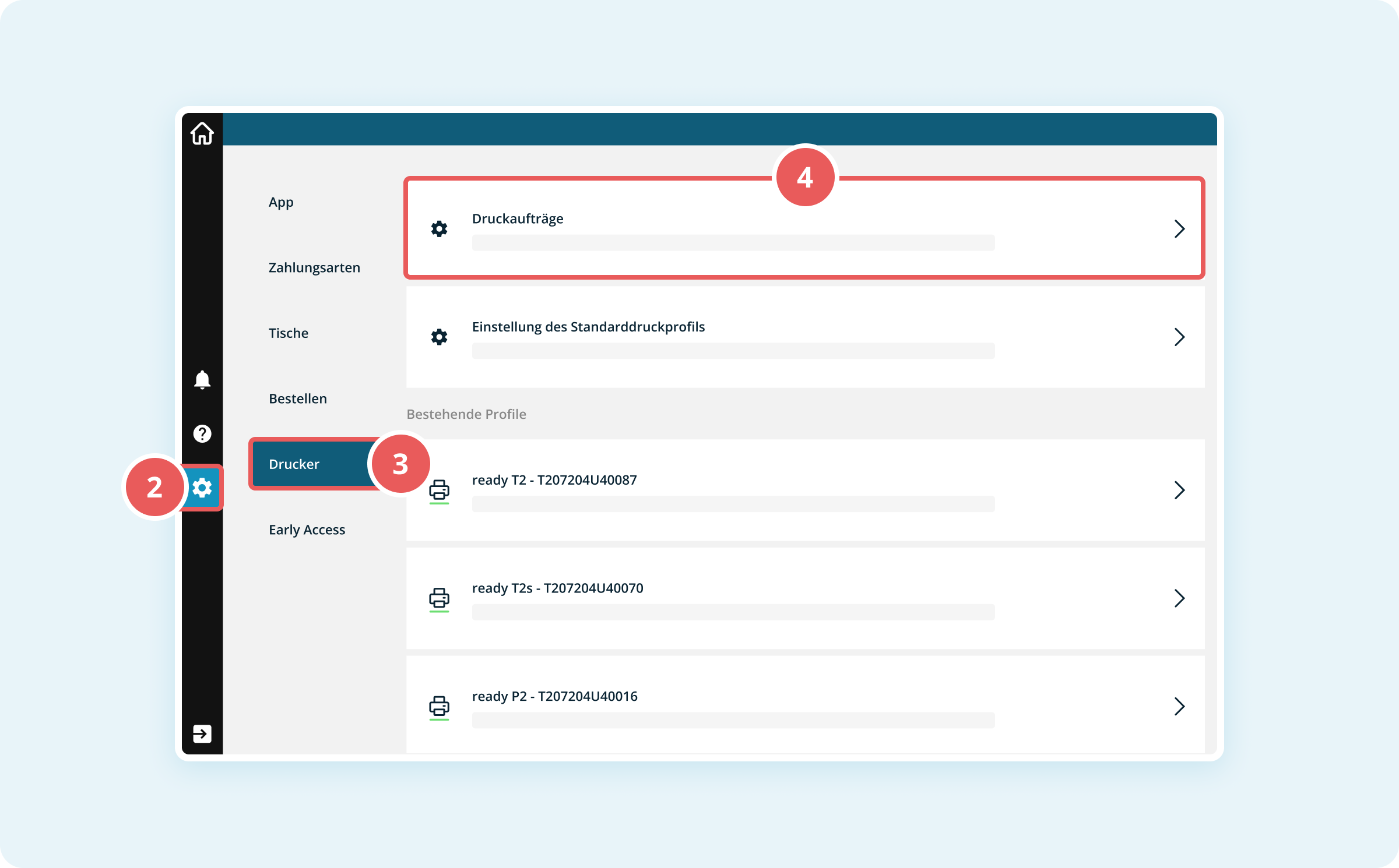 Druckaufträge einsehen