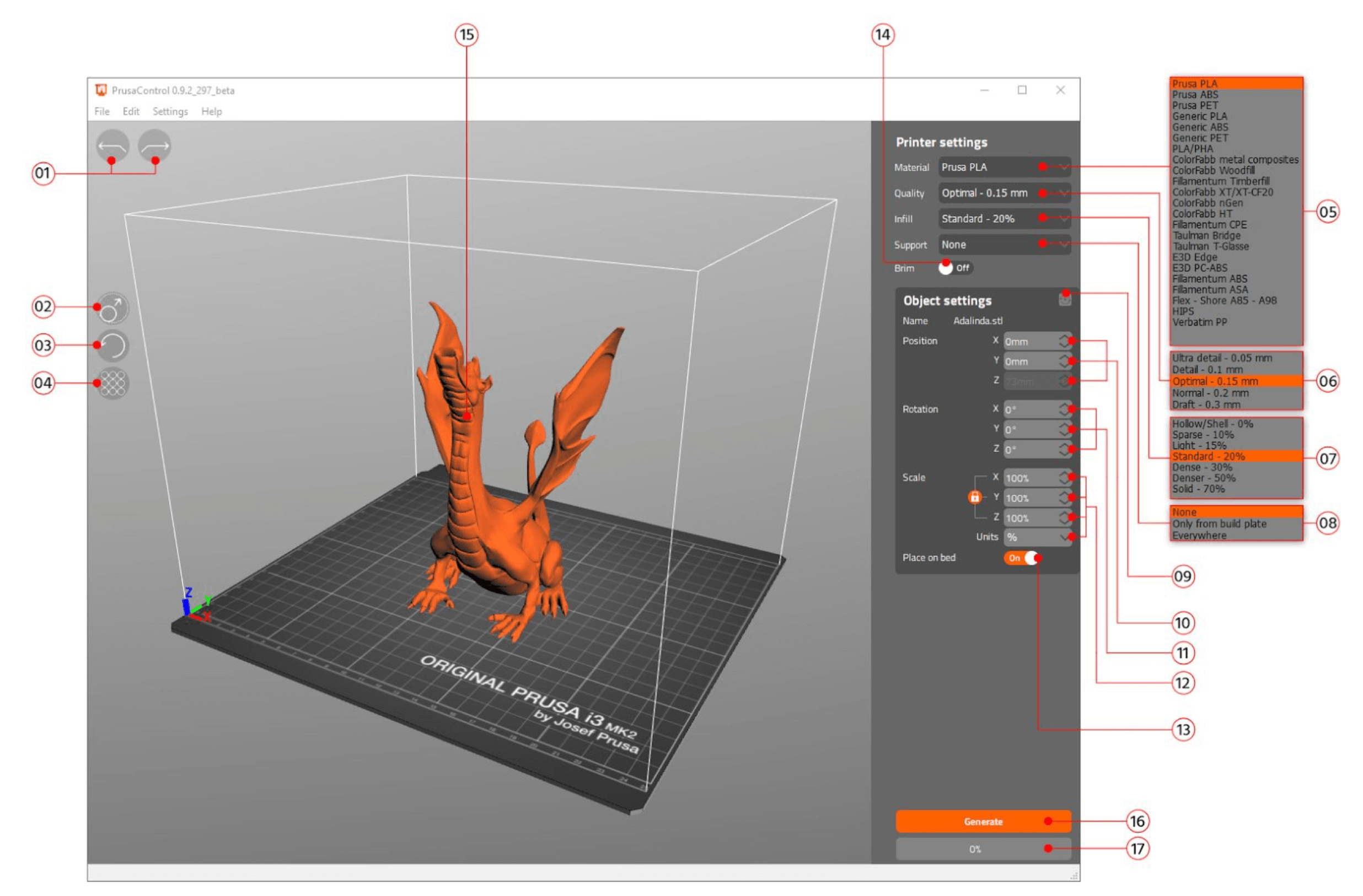 The Original Prusa 3D Printers - Knowledge base - PrusaControl