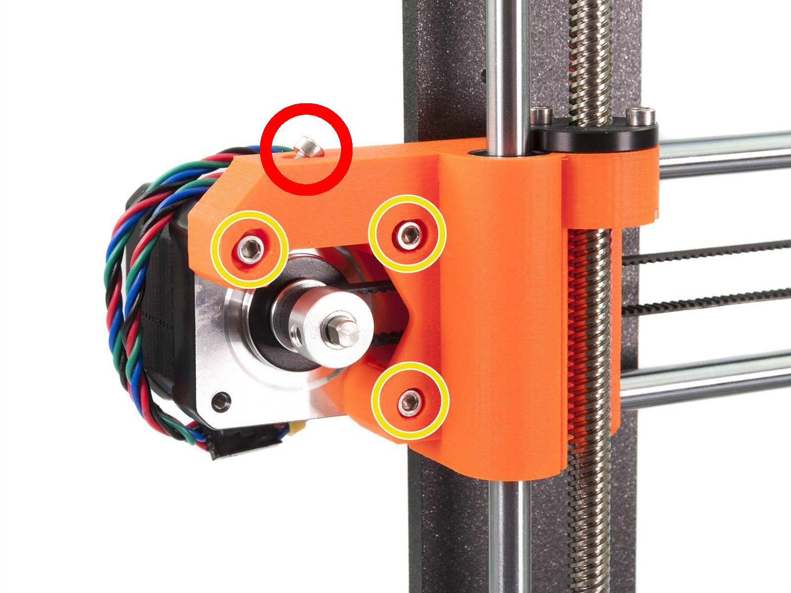 The Original Prusa 3D Printers - X Motor Screws Fix