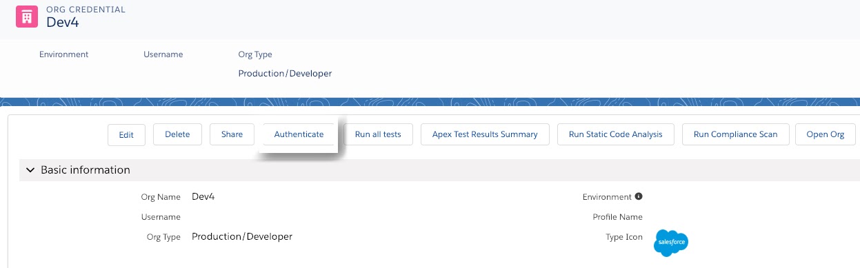 How To Create A Credential Copado Solutions Documentation