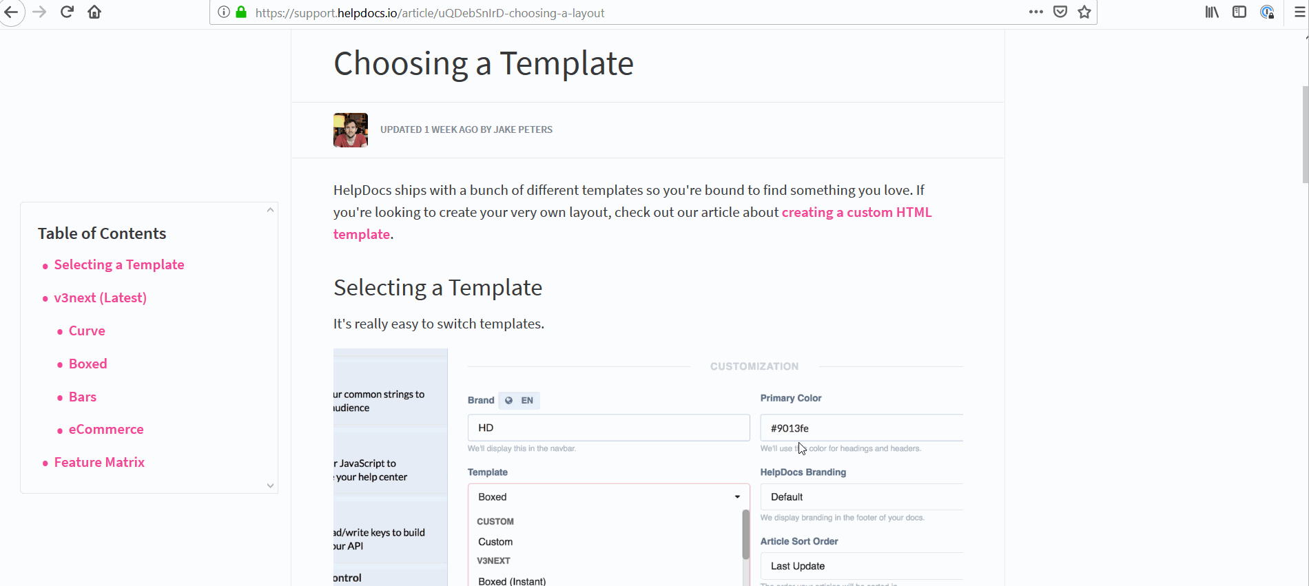 Showing how to copy the link using the developer console