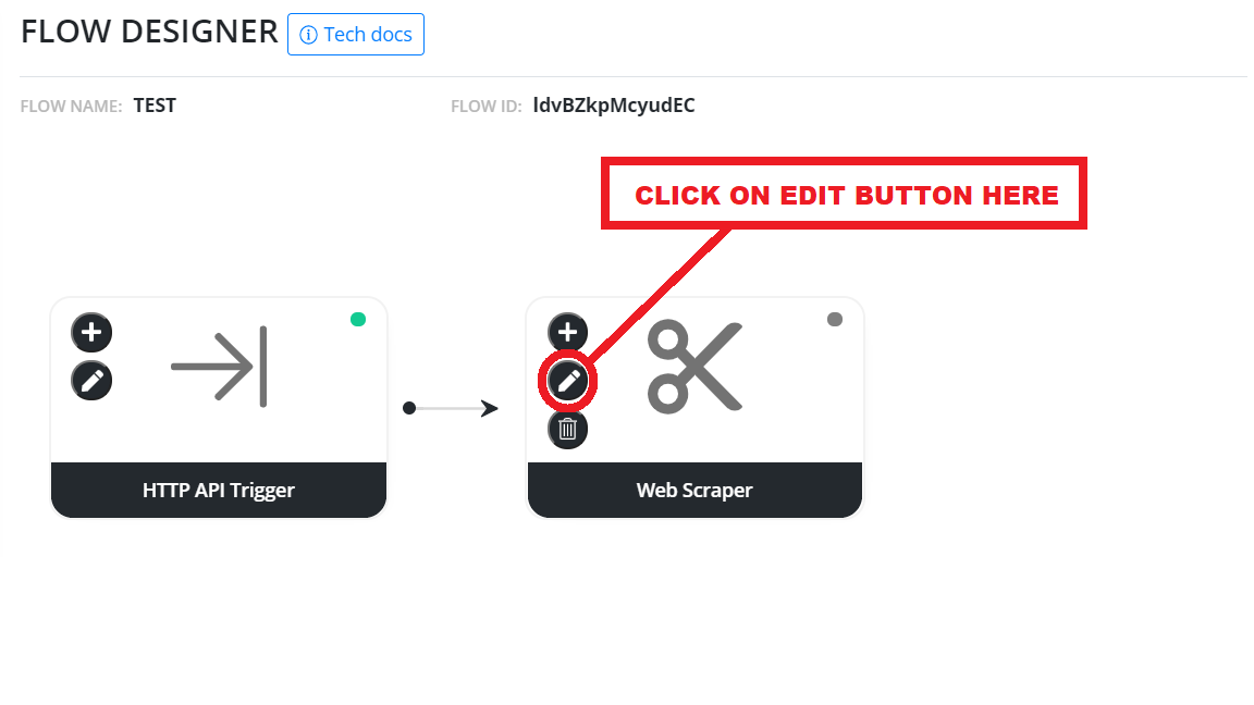 Edit button