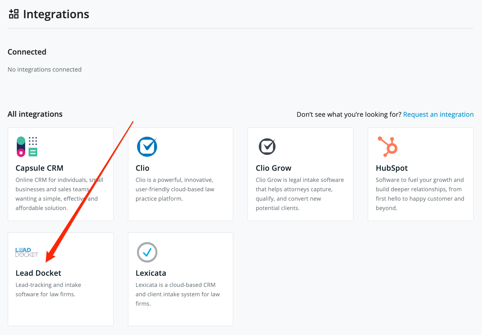 How to Connect your Lead Docket Account to Smith.ai Chat Smith.ai