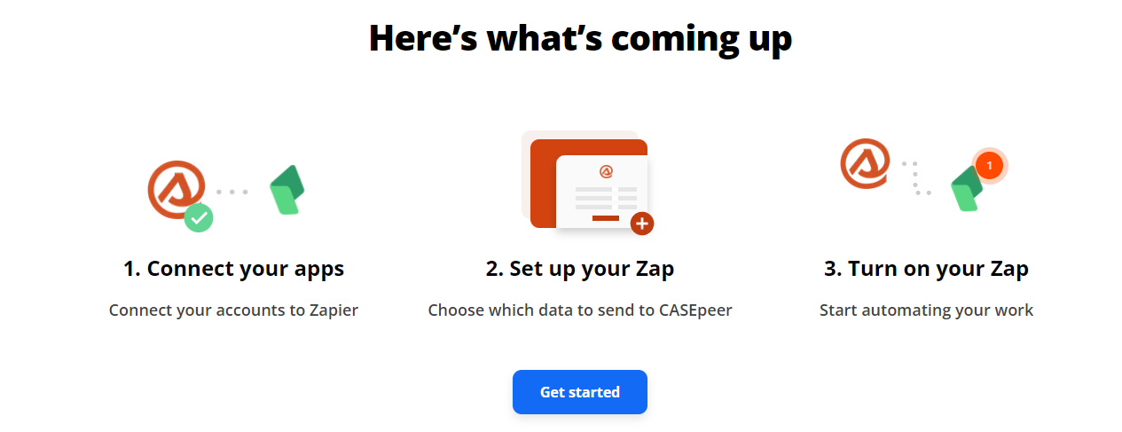 Connect CASEpeer and Smith.ai via Zapier