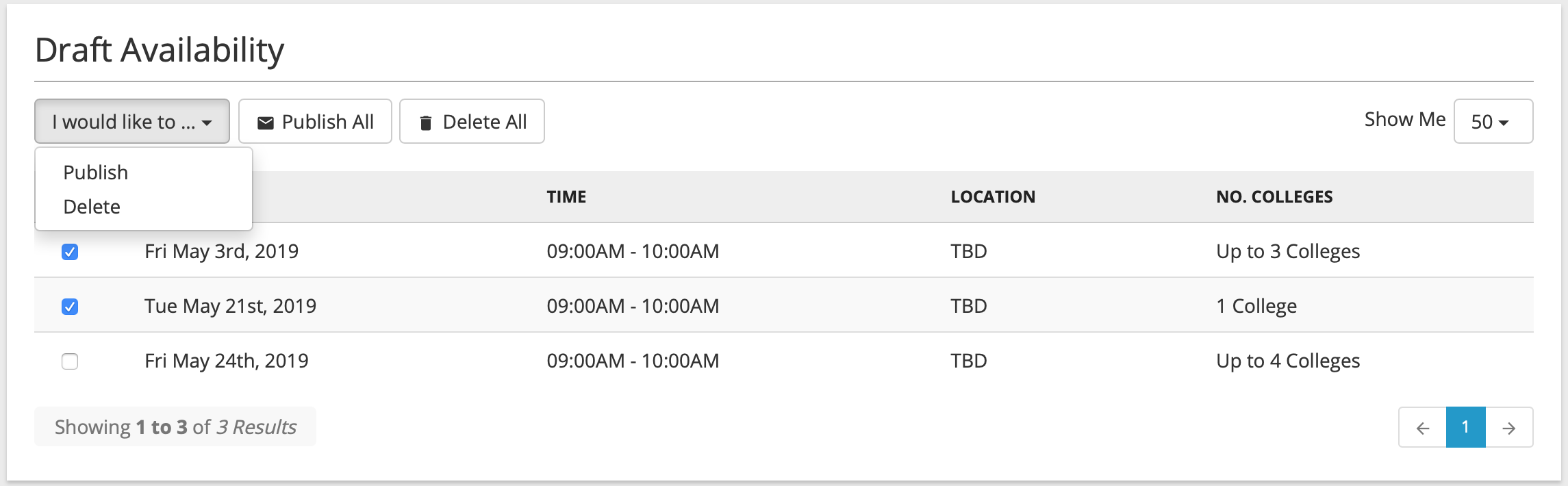 For Counselors: Calendar Overview User Guide and Support