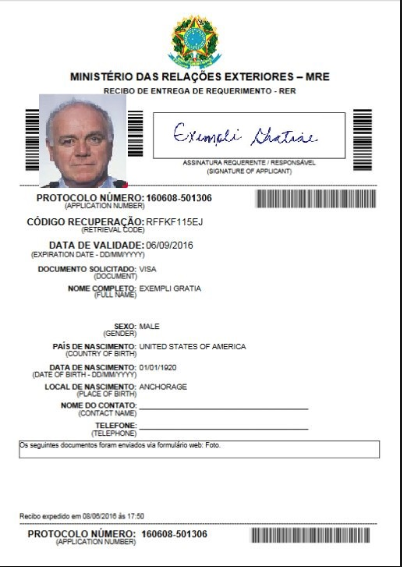 Brazil Visa Application Form Printable Printable Forms Free Online   Screen Shot 2018 11 13 At 12 56 37 Pm 