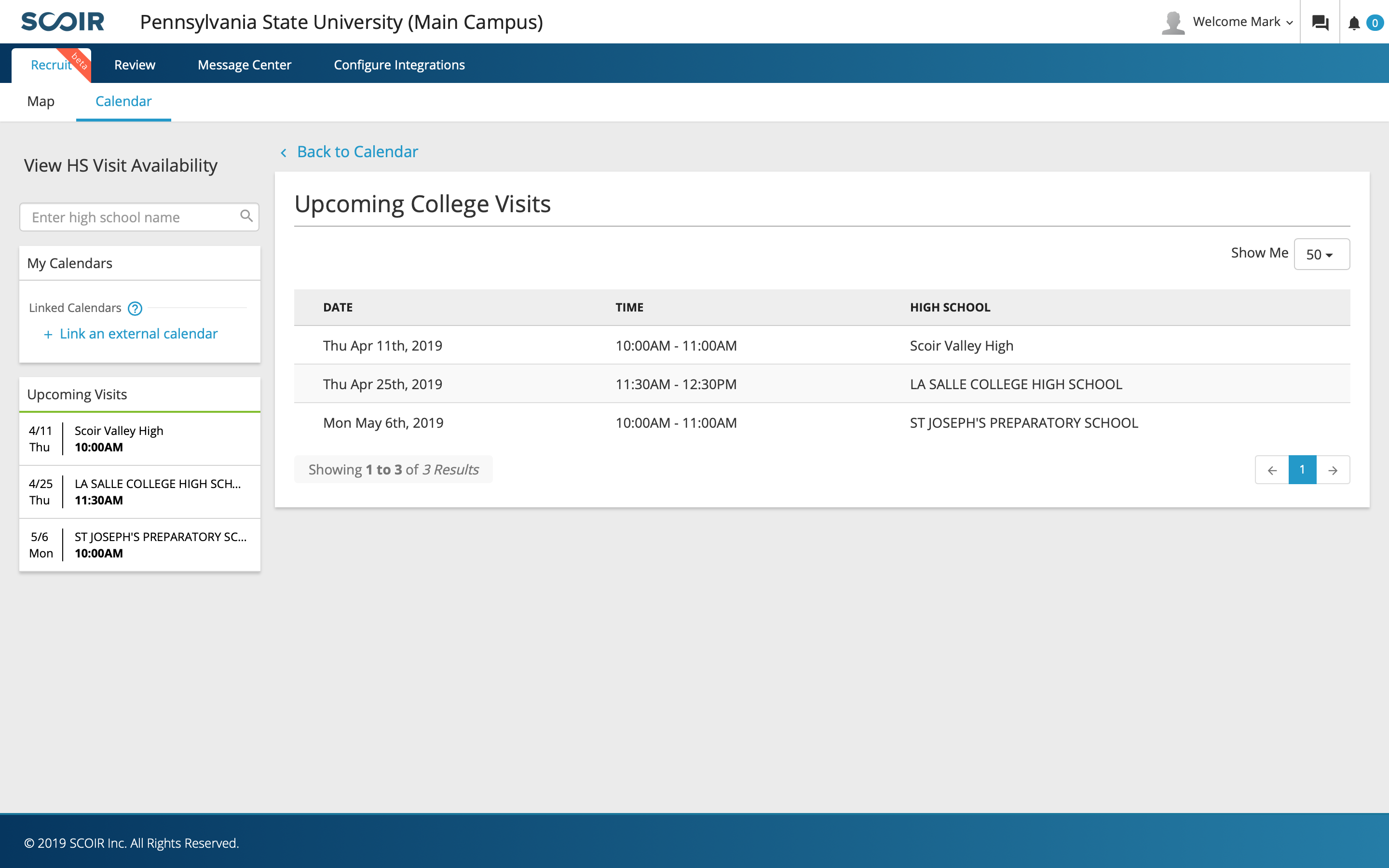 Scheduling & Managing Visits - User Guide And Support Documentation | Scoir