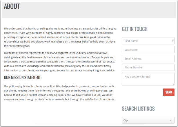 optimizepress about us page template